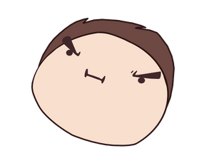 My Grump Face Vector