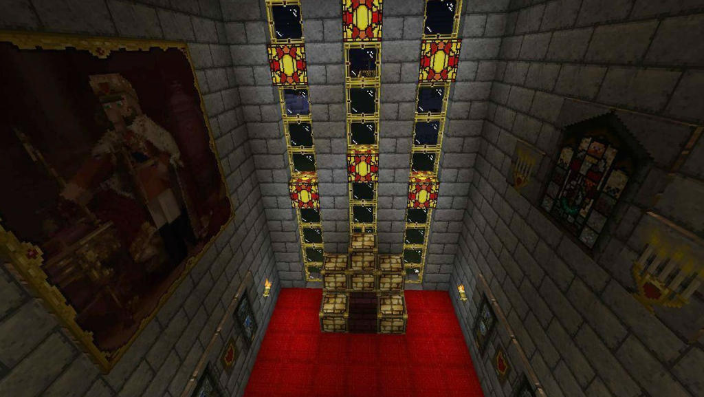 Throne Room - Castle Interior- Minecraft by BexRani on DeviantArt