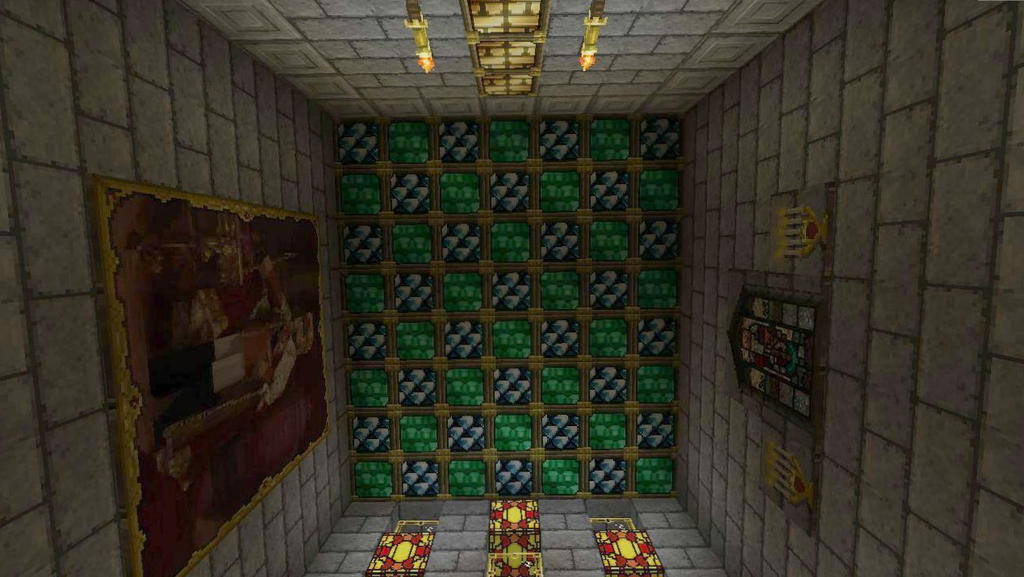 Throne Room Ceiling Castle Interior Minecraft By Bexrani