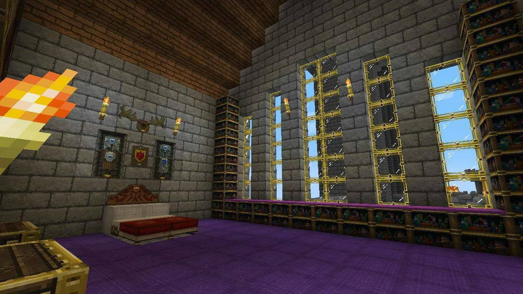 Royal Bed Chamber Castle Interior Minecraft By Bexrani On