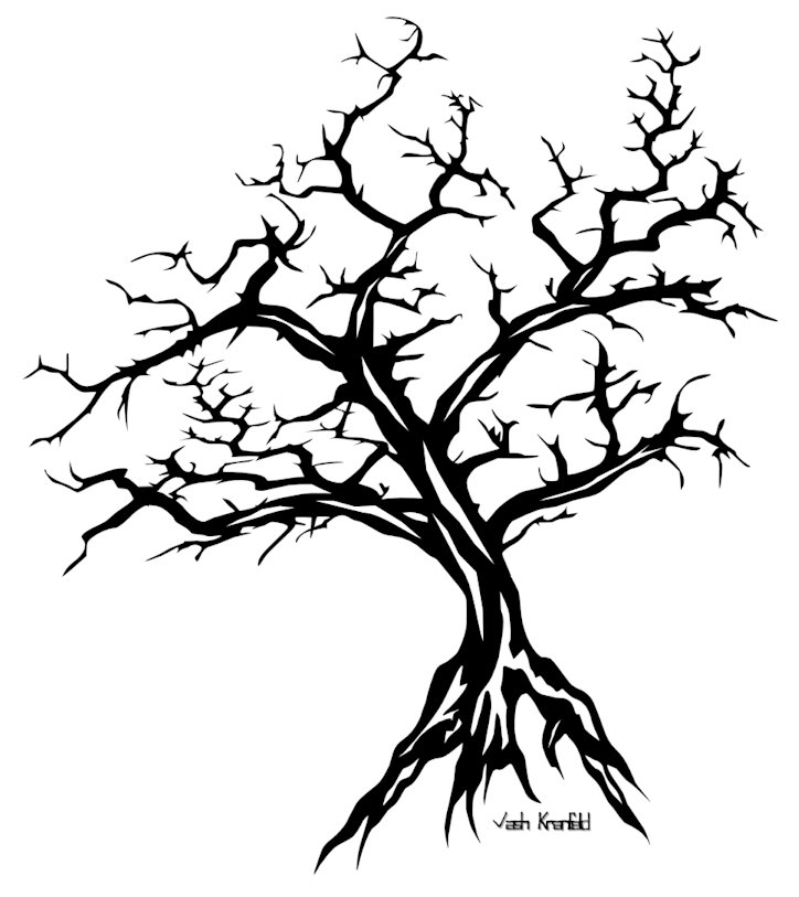 Tribal Tree Tattoo by VashKranfeld on DeviantArt