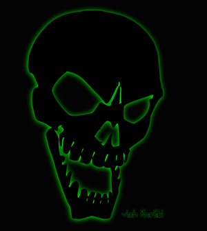 Neon Skull