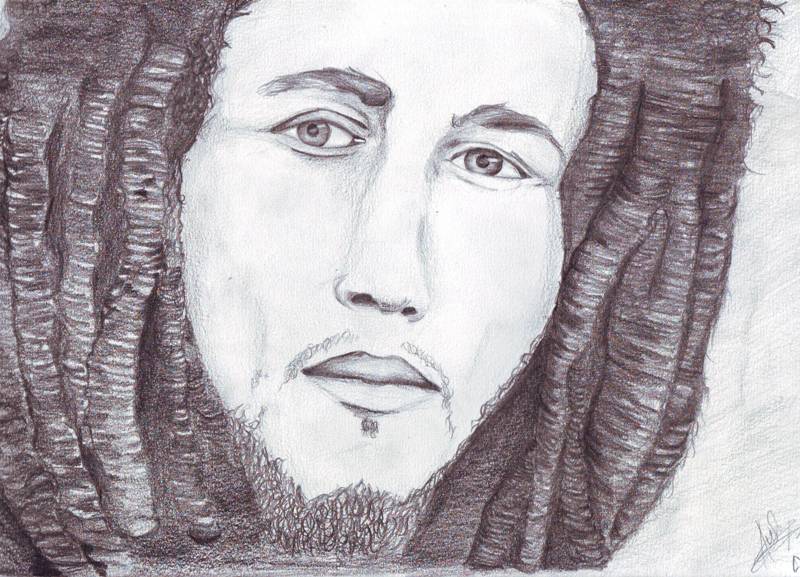 Bob Marley Portrait