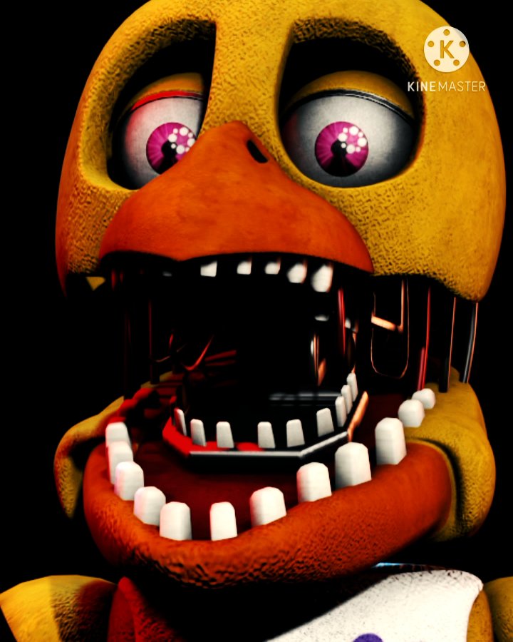 unwitheredchica #chica #fnaf #fnaf2 #freetoedit - Withered Five