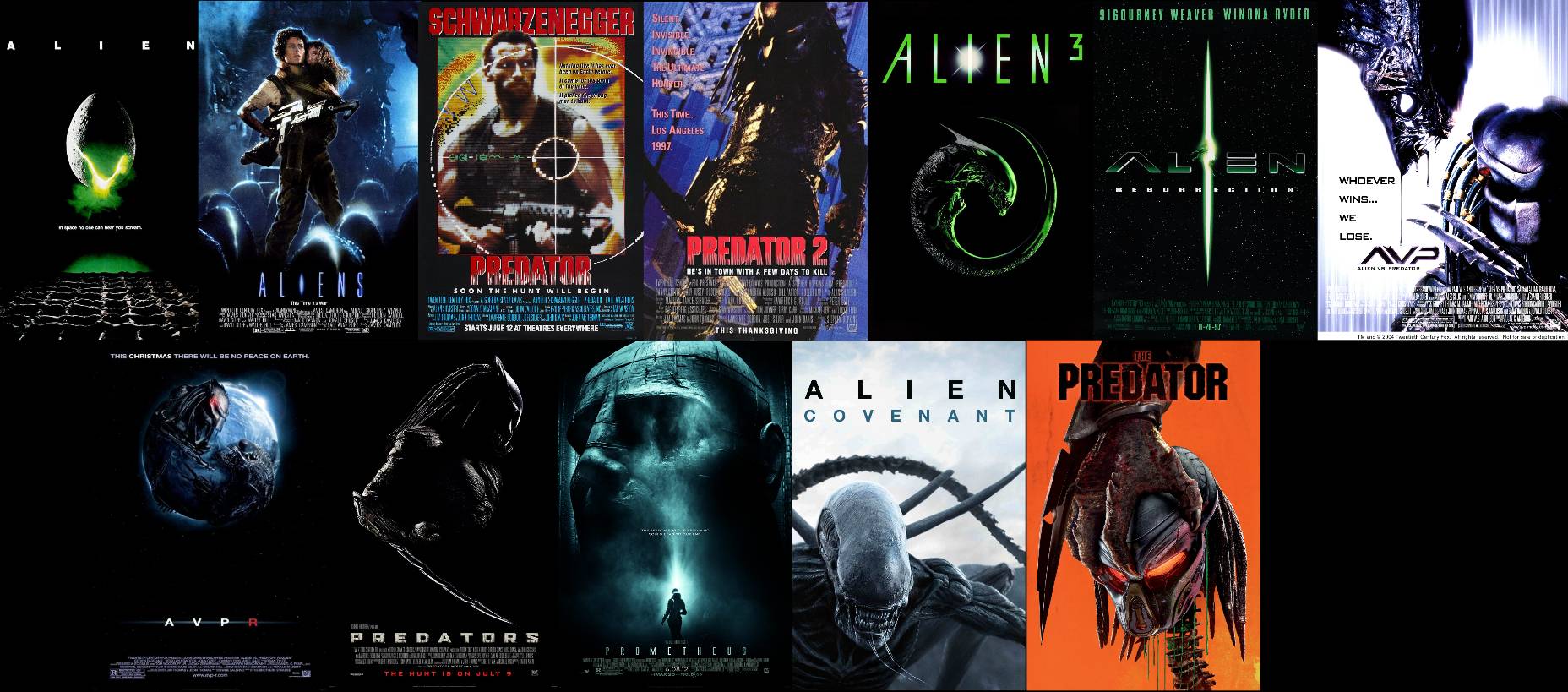 Alien universe viewing order  Alien vs predator 2004, Alien