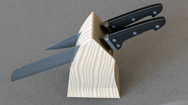 Knife Block Design 04