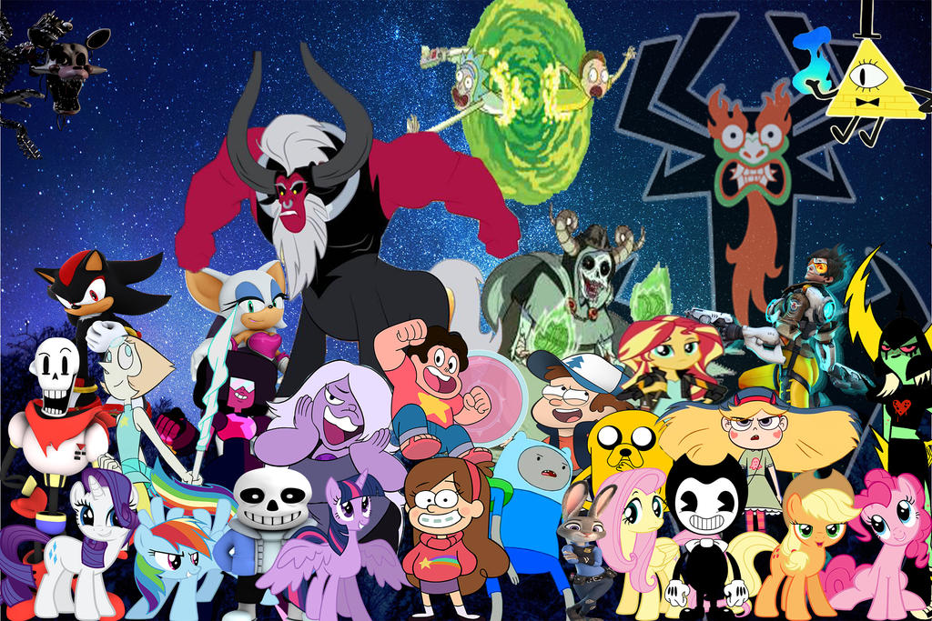 Multiplot Characters First Multi-Character poster by Dork-a-lot on DeviantArt