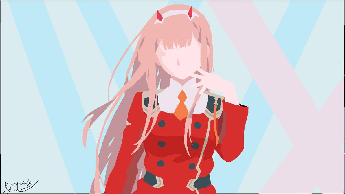 Zero Two (Simple) by Lightnino99 on DeviantArt