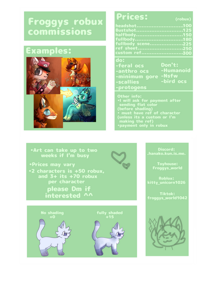 Robux commissions-perm closed by froggysworld on DeviantArt