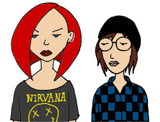 daria and jane as punk rockers