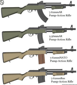 L.E.C. Pump-Action Line of Rifles