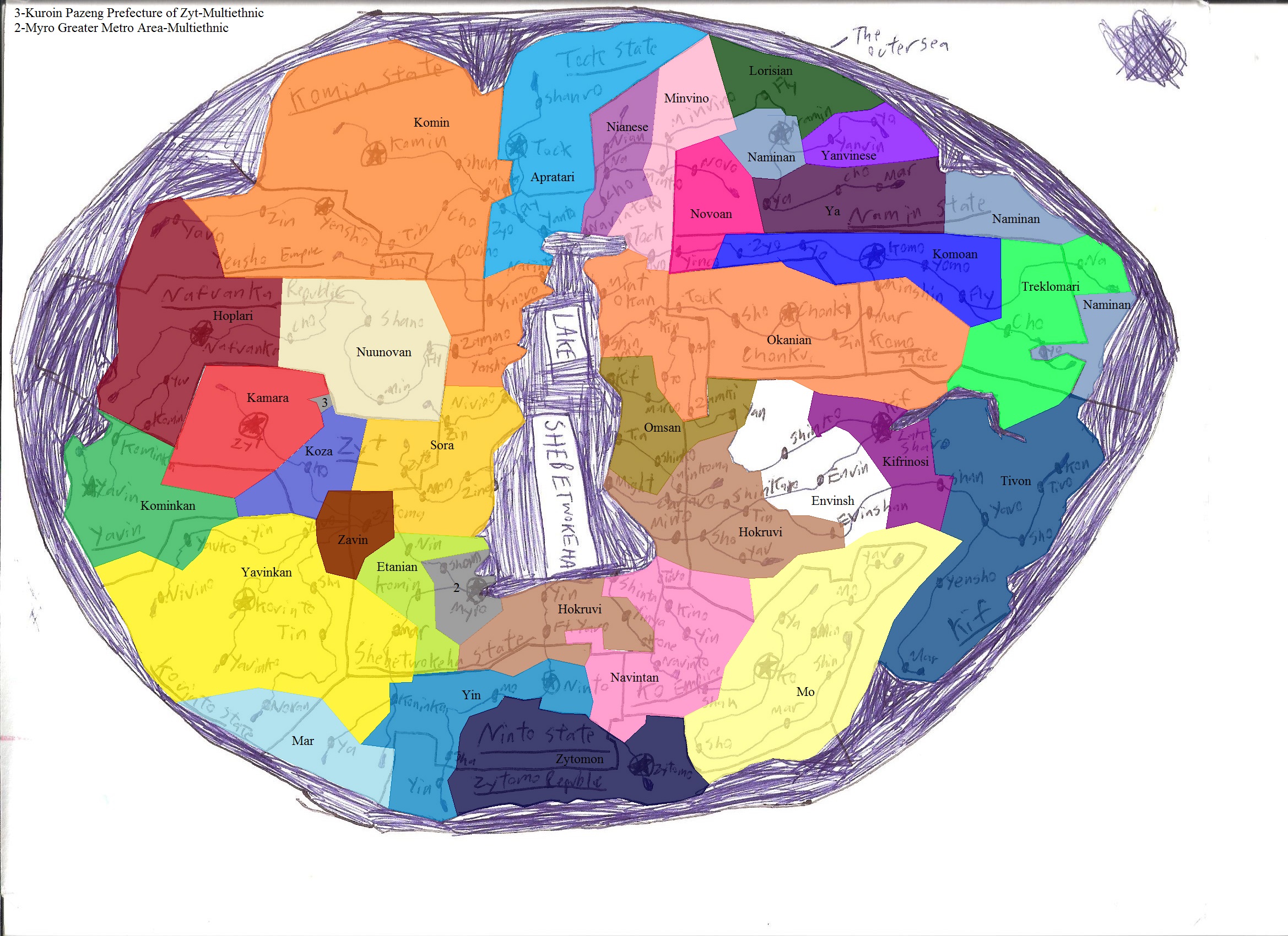 Ethnic Groups of Sofia Map