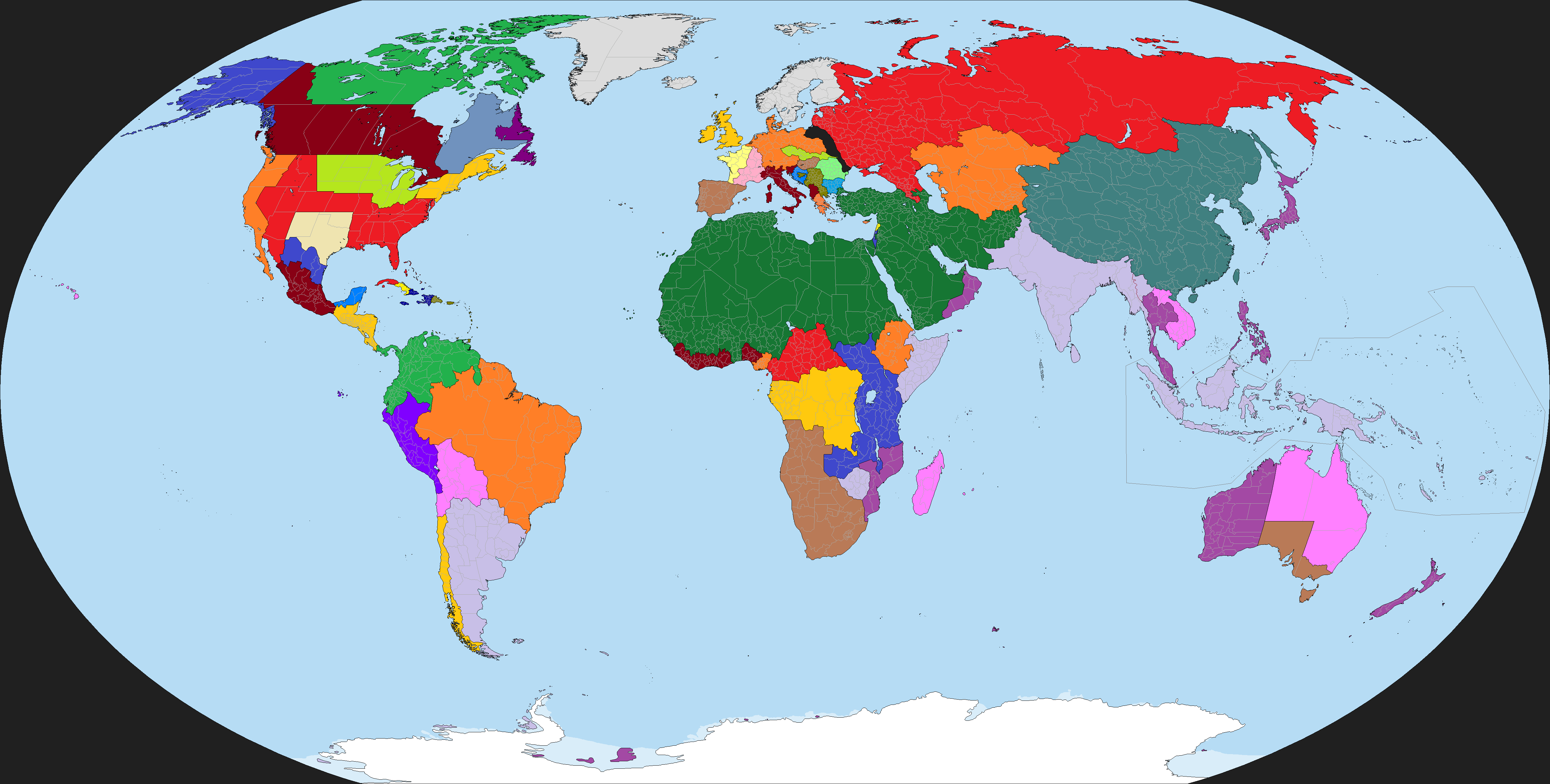 WWIII World Map