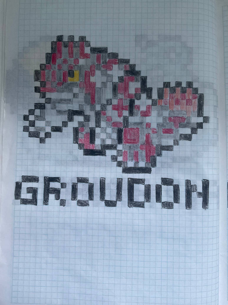 Groudon Pixel Art! by HVProductions on DeviantArt