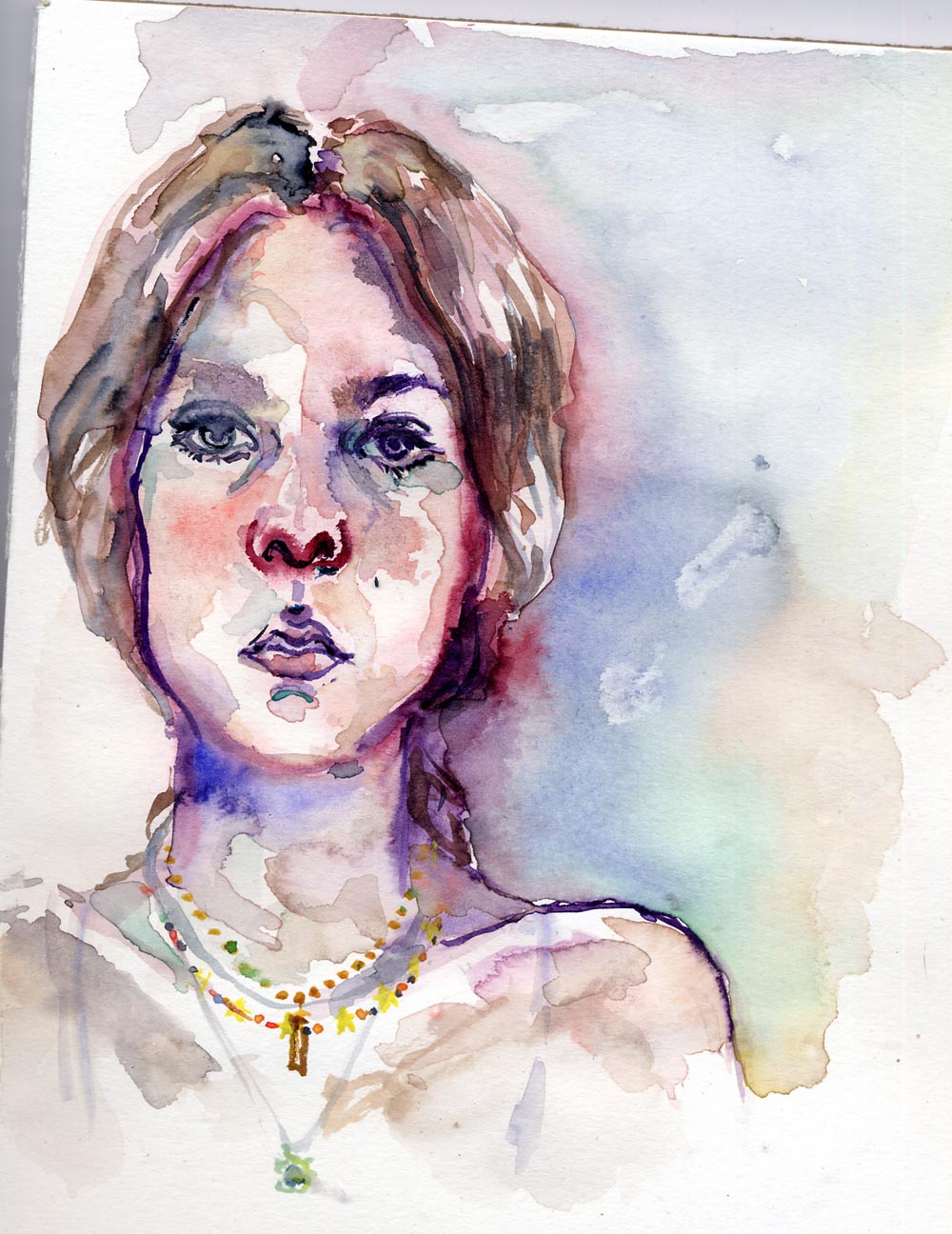 Watercolor self