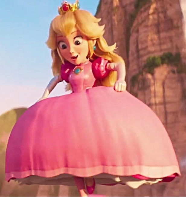 Princess Peach Using Her Dress As A Parachute By Foreverfireninjafan On Deviantart