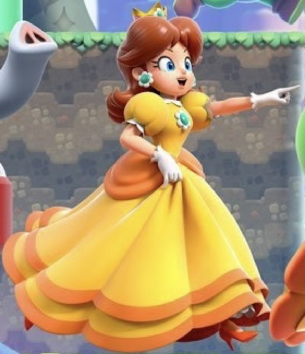 Princess Daisy running by ForeverFireNinjaFan on DeviantArt