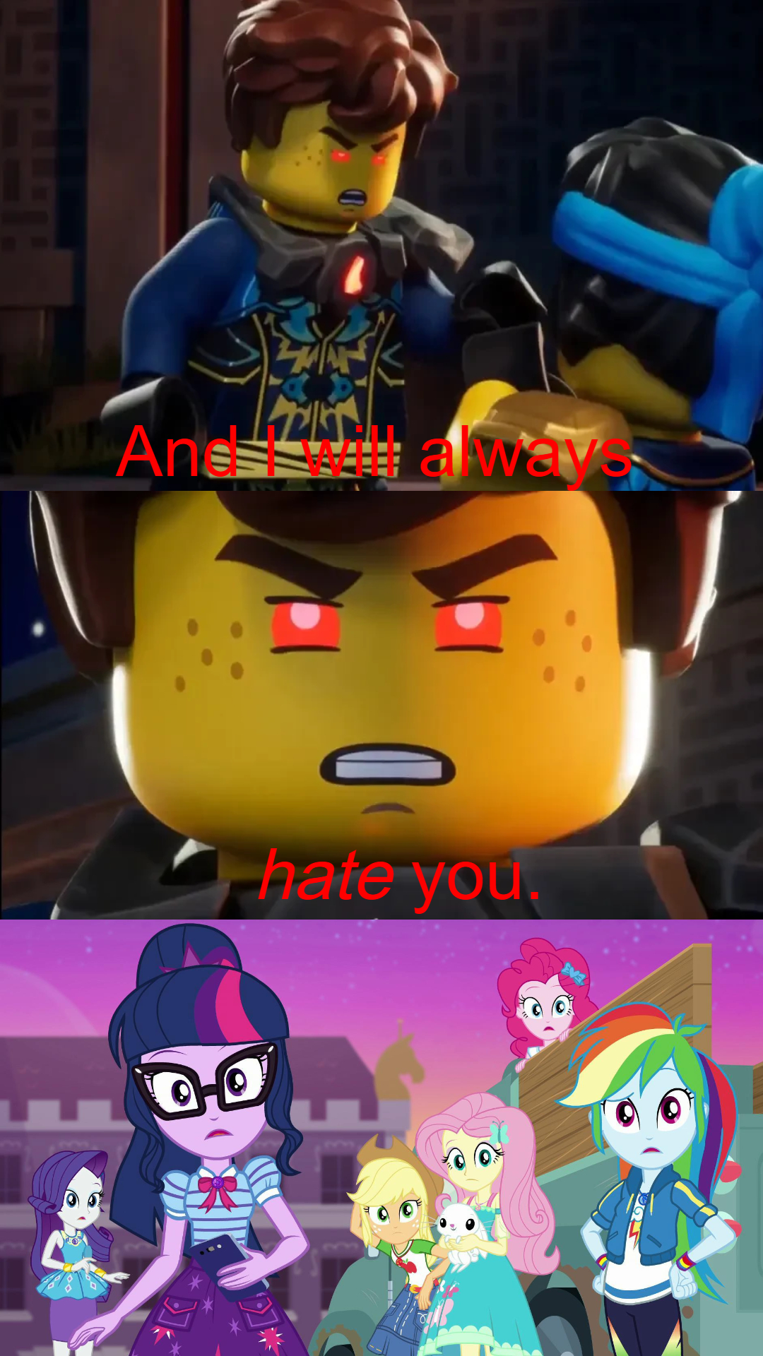 Jay will always hate the HuMane 6 by ForeverFireNinjaFan on DeviantArt