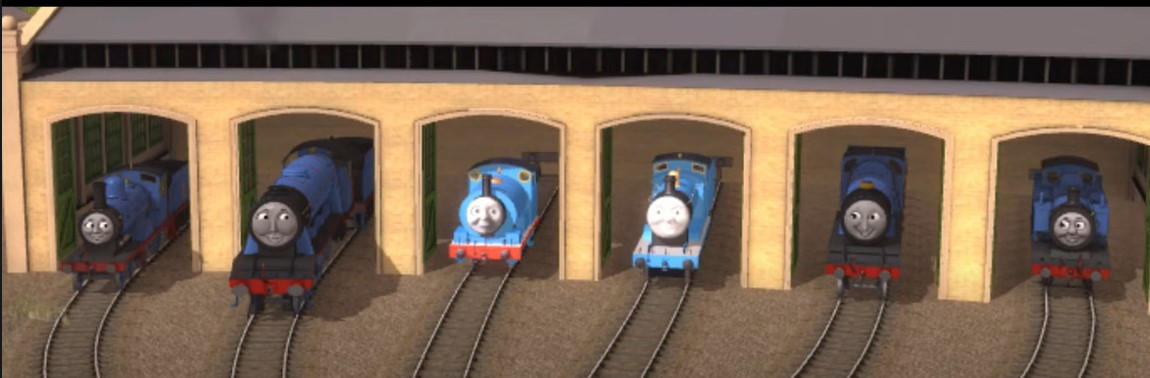 The Blue Engines by HenrysHorrorForest on DeviantArt