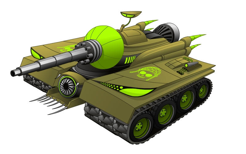 Random Tank Aslain alien tank by gviselner on DeviantArt