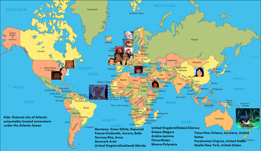 Disney Princess Map Guide By Caninesrock On DeviantArt disney-princess-map-guide-by-caninesrock-on-deviantart
