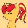 Pony Ponytail - Sunset Shimmer