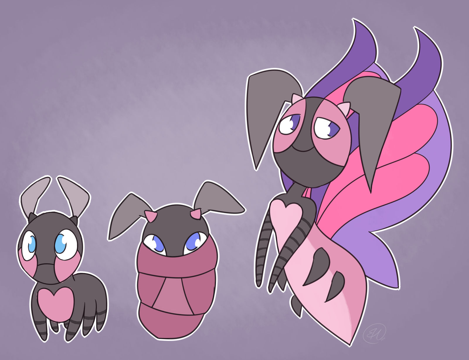 Inseect Fakemon Fakemon - Bugs 1 by PrincessNoob on DeviantArt