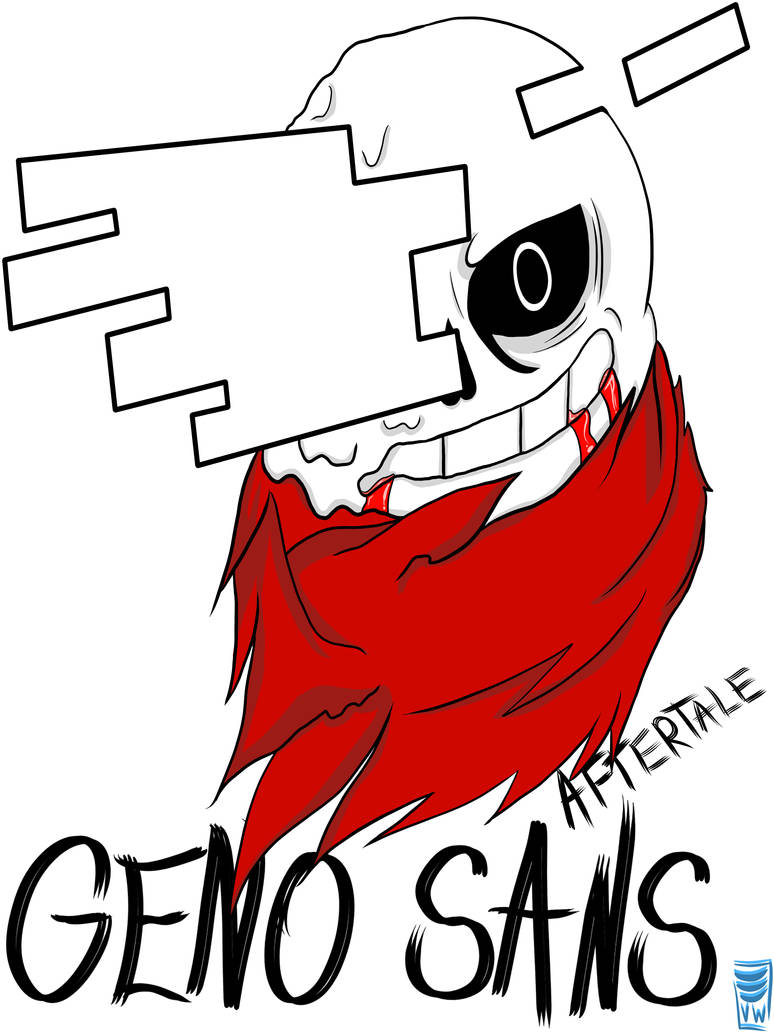 Aftertale - Geno Sans badge by Vexywoo on DeviantArt