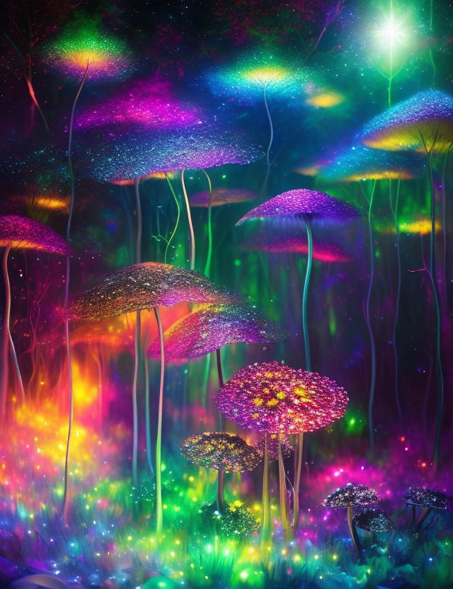 Mushroom Rave by interlinkedai on DeviantArt