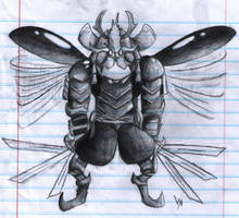 Notebook: Samurai Bug