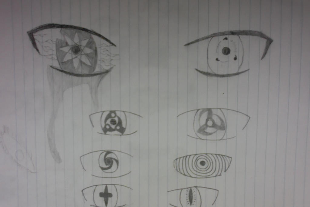 Naruto All Sharingan Drawing