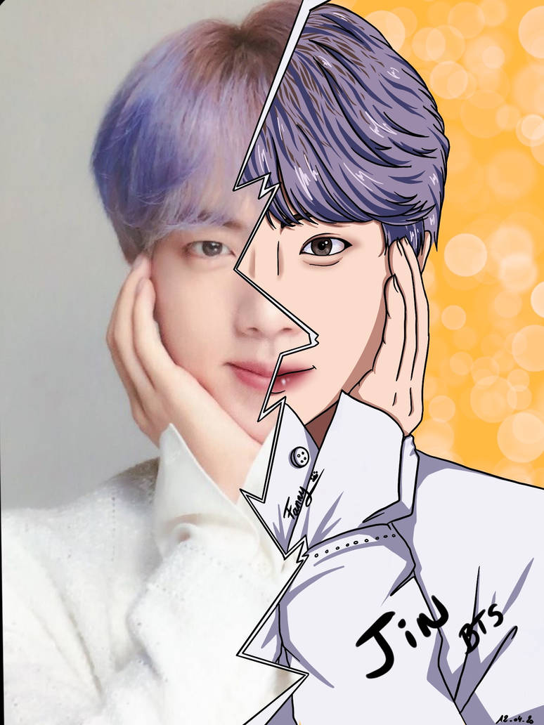 Jin BTS by NaffyOo on DeviantArt Jin BTS by NaffyOo on DeviantArt
