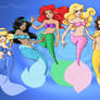 . mermaid princesses .