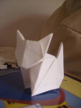 origami kitty cat