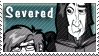 Severed stamp