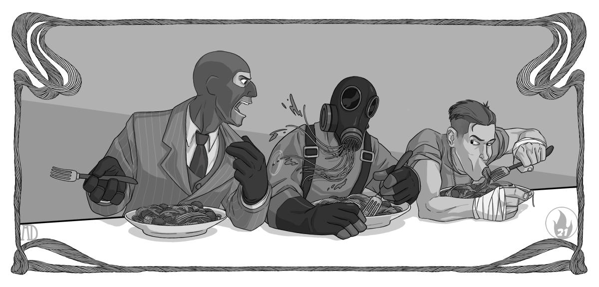 Spaghetti Night by protowilson on DeviantArt