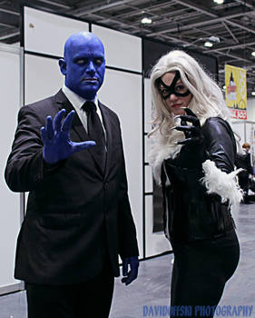 Dr. Manhattan and Black Cat