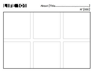 Upcoming webcomic project - Preliminary layout