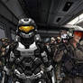 Halo Reach Trooper Squad B With Spartan Officer
