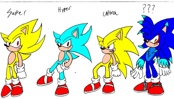 fish on X: Super Sonic vs Hyper Sonic an idea I thought would look cool  #supersonic #hypersonic #SonicTheHedeghog  / X