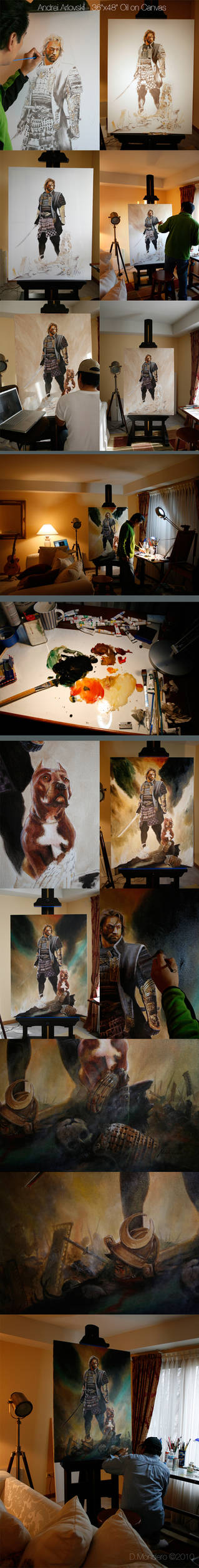 Painting stages