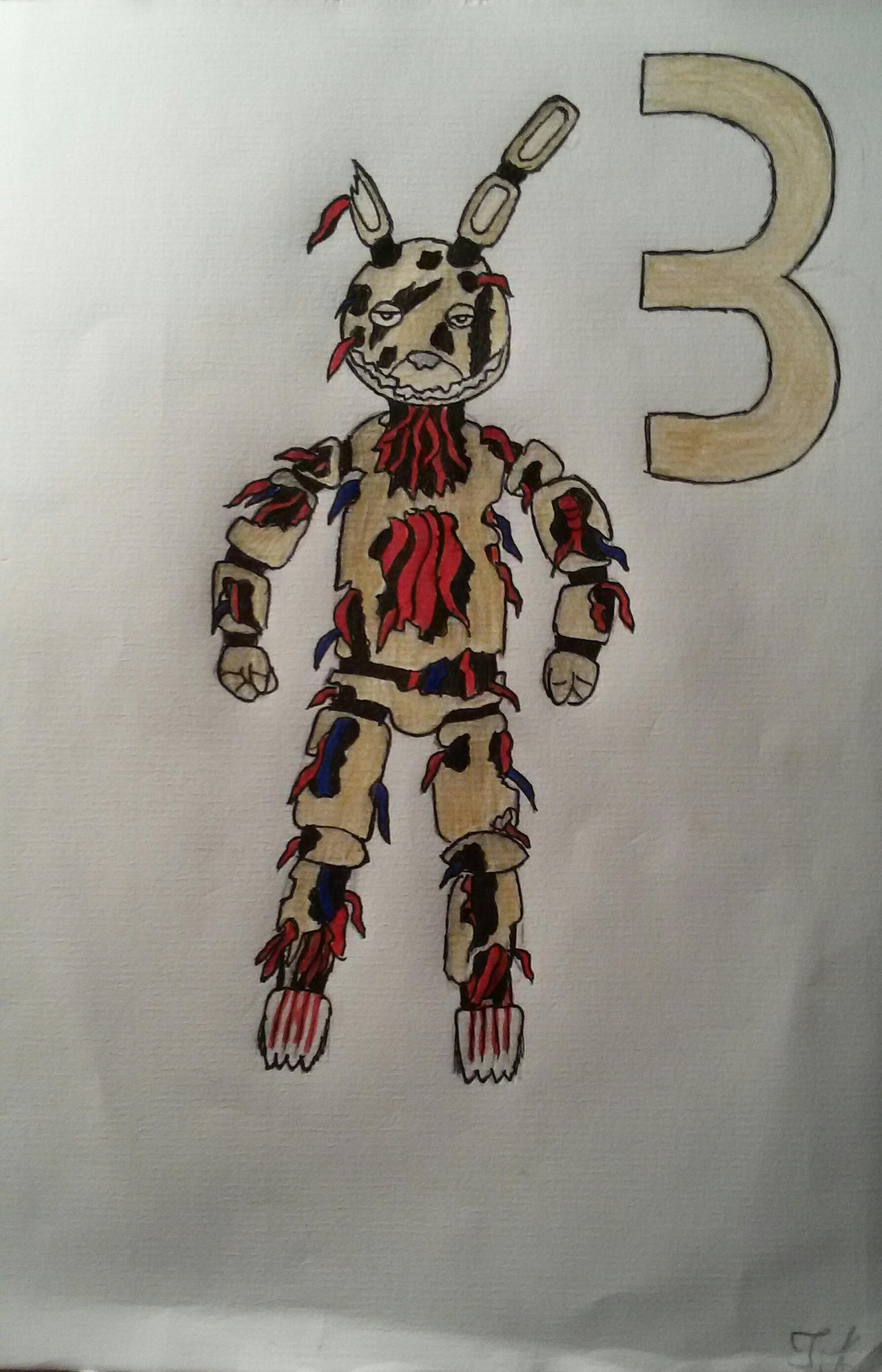 SpringTrap Revised Color by Steakborke40 on DeviantArt
