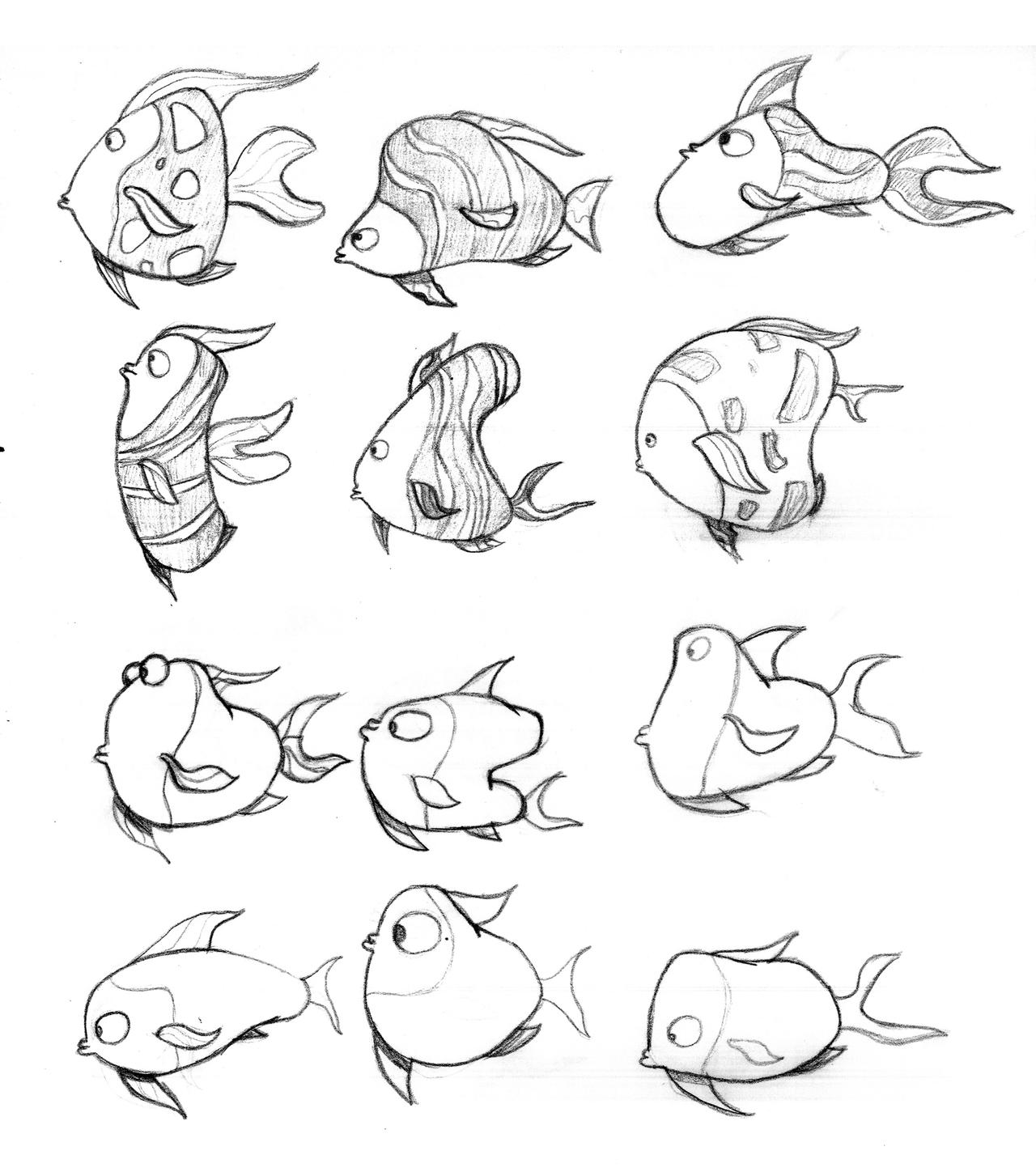 Fish concept art by AlexIDV on DeviantArt