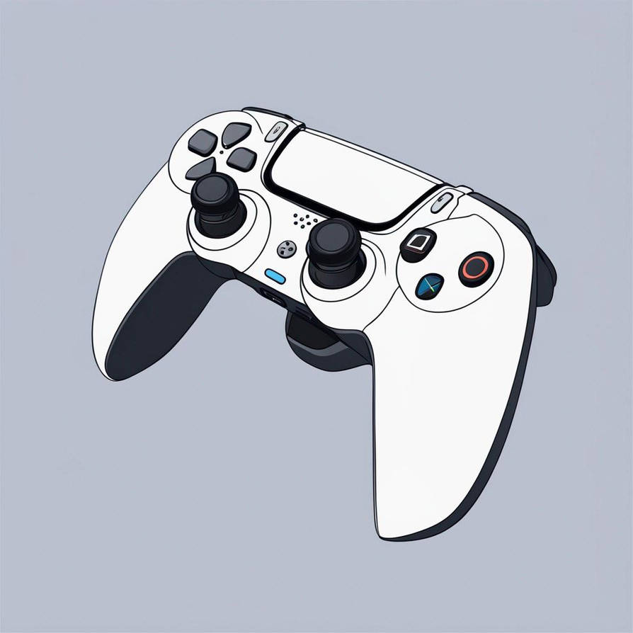 Ps5 Controller Side View Vector Image by CriptoYT on DeviantArt