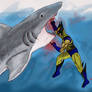 Wolverine VS Shark