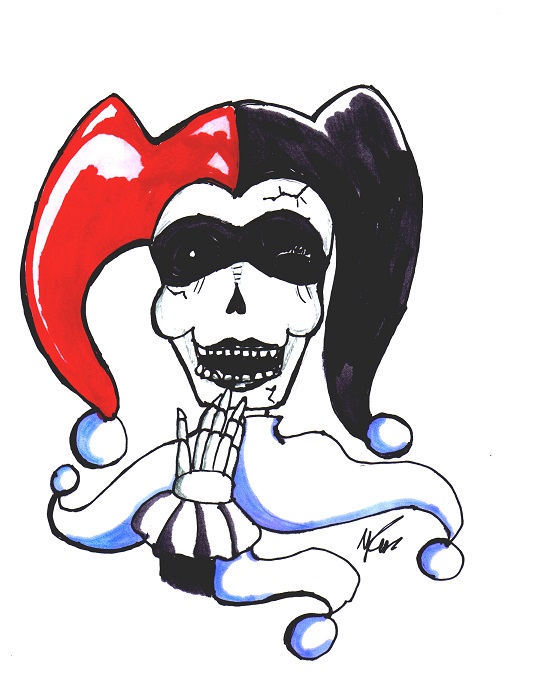 Harley Quinn Skull