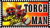 Torch Man Stamp