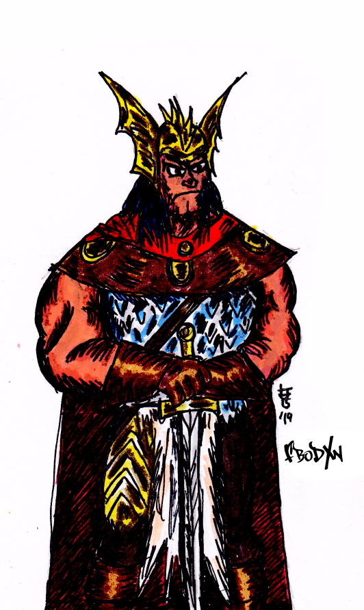 Caramon Majere (colored sketch) by FireballofDstrXn on DeviantArt