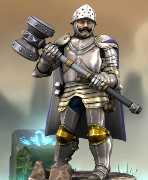 Silver Tree Knight Silver Knight Heroforge by FireballofDstrXn on DeviantArt
