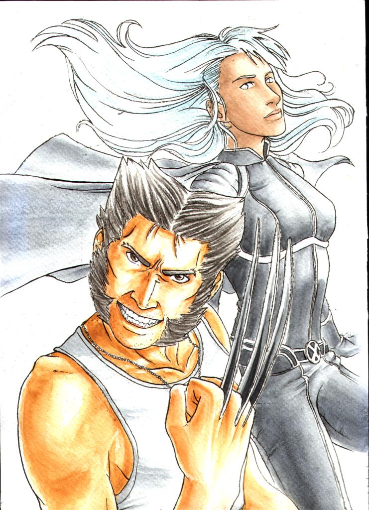 Wolverine and Storm